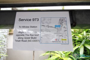 For Hume Commuters: Alight at Bus Stop 43051- Opp The Rail Mall, Upp Bt Timah Rd for Hillview MRT Station