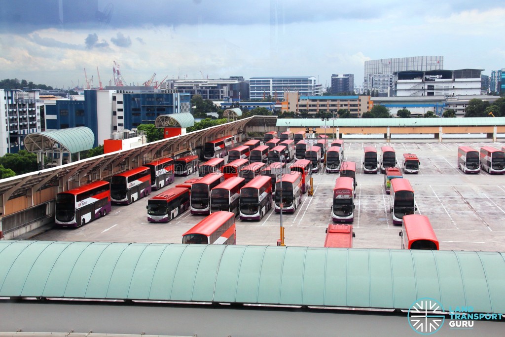 Soon Lee Bus Depot - Parked buses