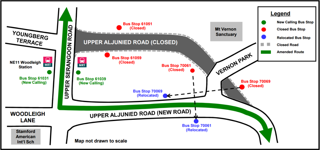 Upper Aljunied Road Closure
