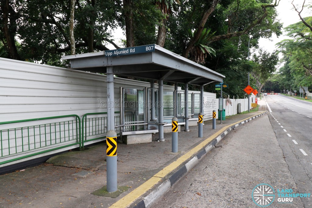 Permanently closed: Bus Stop 61051 (aft Upp Serangoon Rd) along Upper Aljunied Road