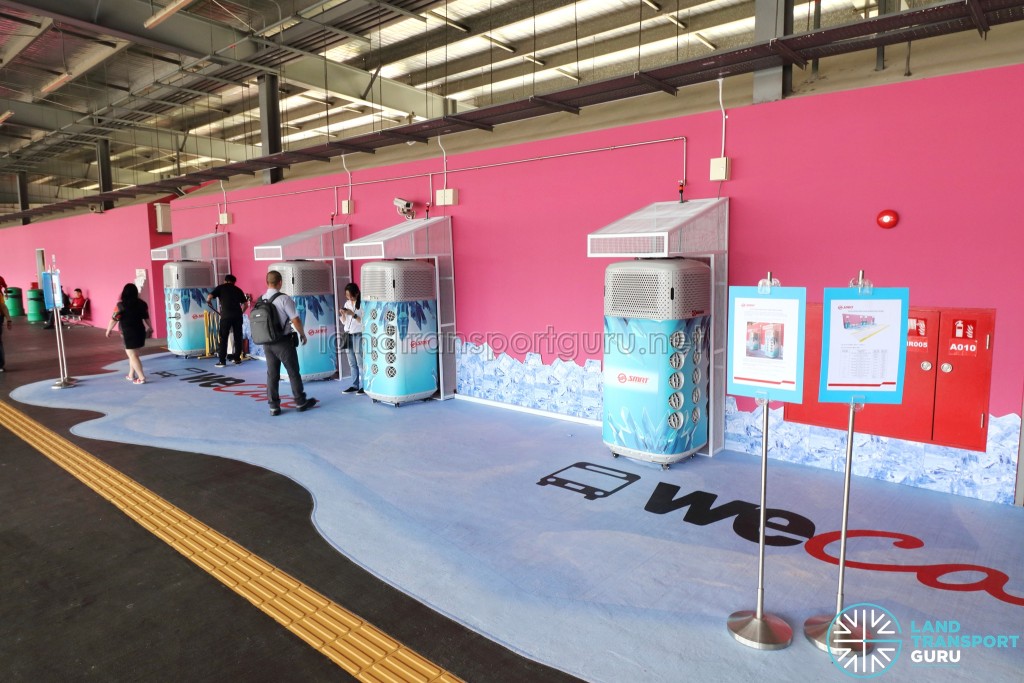 Airbitat Smart Coolers at Yishun Temporary Bus Interchange