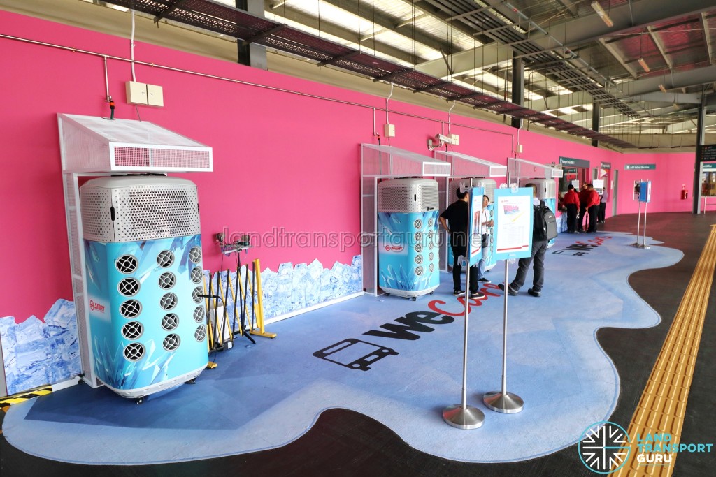 Airbitat Smart Coolers at Yishun Temporary Bus Interchange