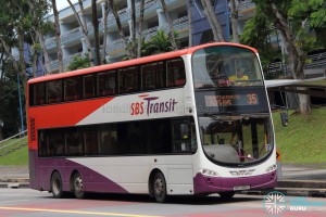 SBS Transit Volvo B9TL Wright (SBS3180U) - Service 35