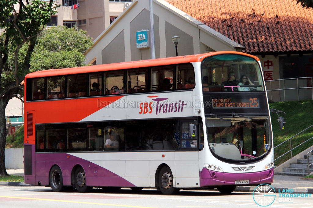 SBS Transit Volvo B9TL Wright (SBS3212L) - Service 25