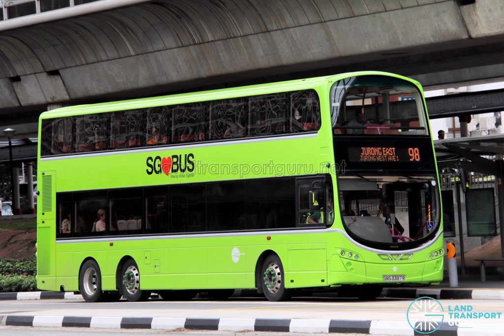 Tower Transit Volvo B9TL Wright (SBS3387R) - Service 98