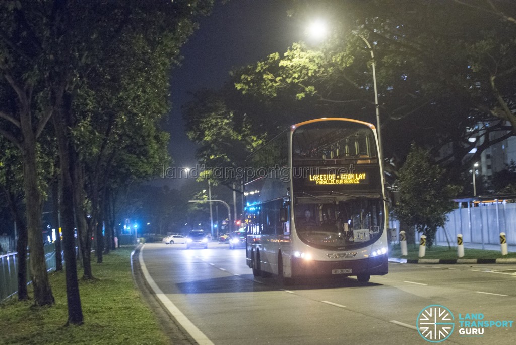 SBS Transit Volvo B9TL Wright (SBS3804D): Lakeside – Boon Lay Parallel Bus Service (April 2017)