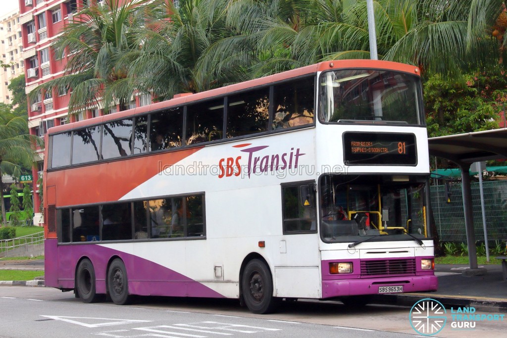 SBS Transit Volvo Olympian (SBS9653H) - Service 81