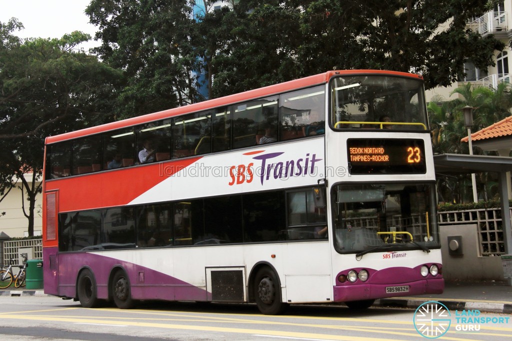 SBS Transit Volvo B10TL (SBS9832H) - Service 23