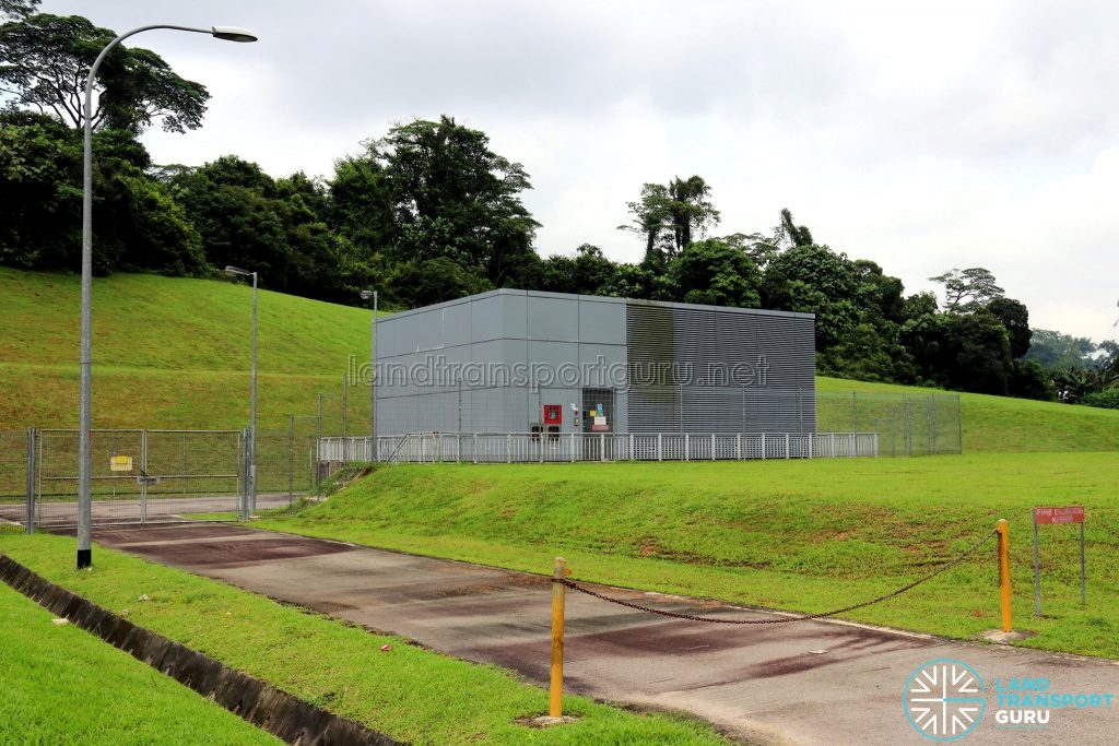 Bukit Brown MRT Station - Ventilation Building and Emergency Exit (North)