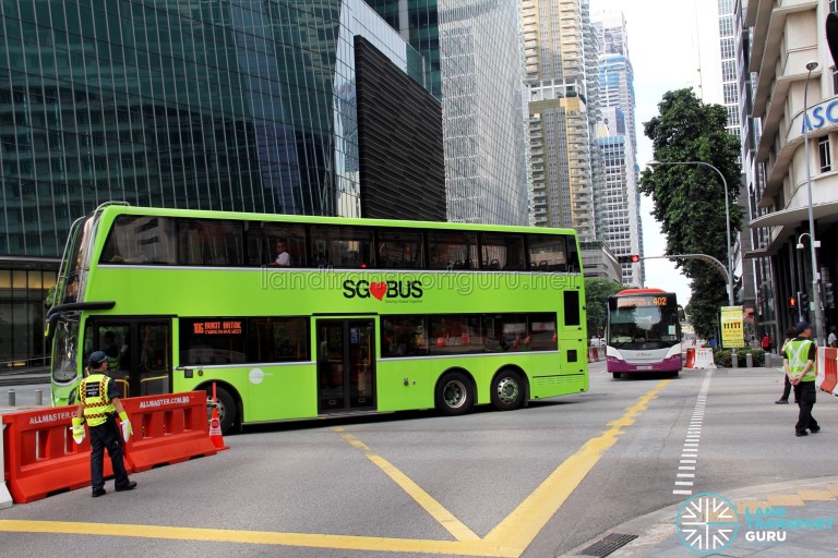 Car Free Sunday Bus Diversion (2) Land Transport Guru