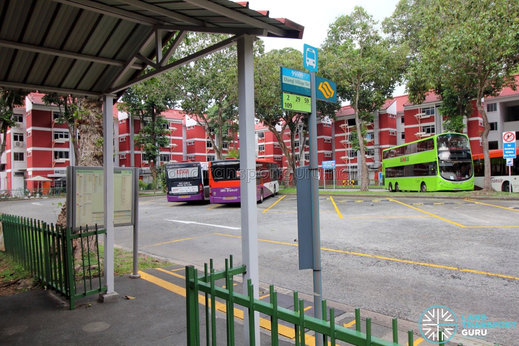 Changi Village Bus Terminal - Passenger boarding and alighting point