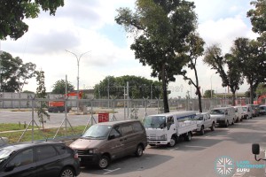 Hougang Bus Depot Expansion - View from Defu Lane 9