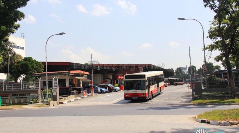 Kranji Bus Depot - Main Entrance along Kranji Road