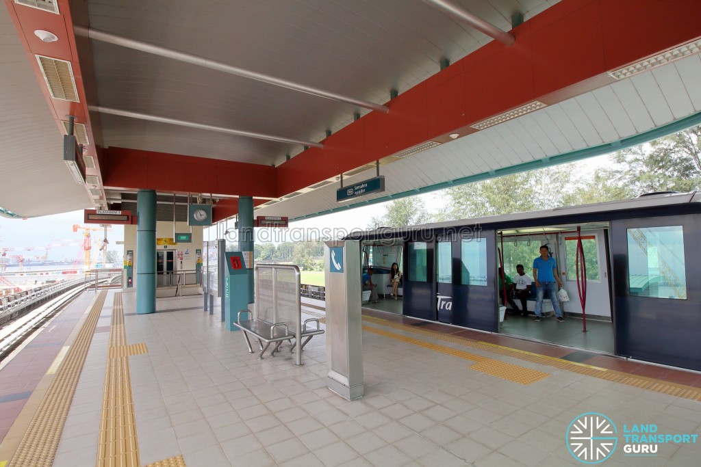 Punggol LRT - Samudera Station - Platform level