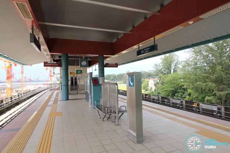 Punggol LRT – Samudera Station – Platform level | Land Transport Guru