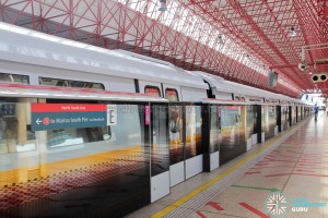 Kawasaki Heavy Industries & CRRC Qingdao Sifang C151B - at Jurong East Station (Platform D/E)