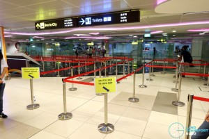 Tanah Merah – Changi Airport Parallel Bus Service: Changi Airport T3 Boarding Queue