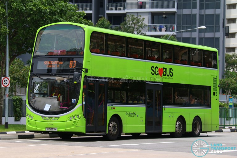 Go-Ahead Volvo B9TL Wright (SG5593K) – Service 83 | Land Transport Guru