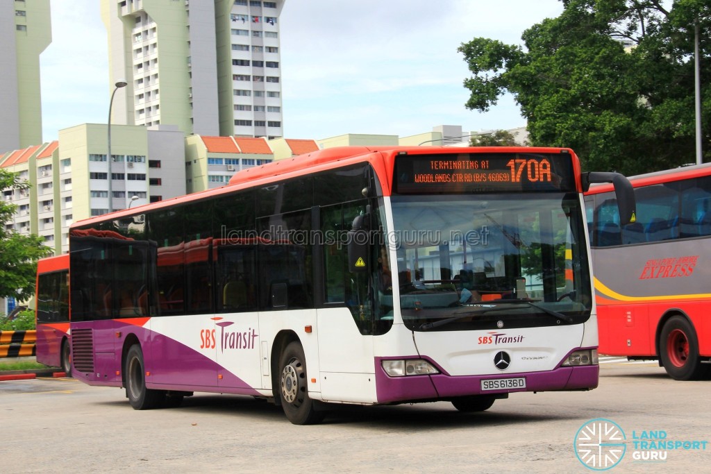 SBS Transit Mercedes-Benz Citaro (SBS6136D) - Service 170A