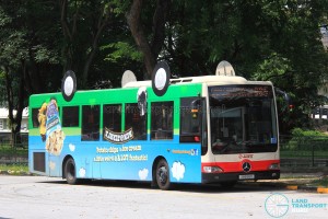 SMRT Buses Mercedes-Benz OC500LE (SMB68R) - Service 985
