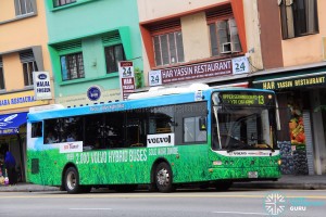 SBS Transit previously trialled a Volvo B5RLE Hybrid in Singapore