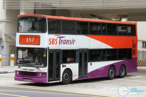 SBS Transit Leyland Olympian 3-Axles (SBS9032A) - Service 157