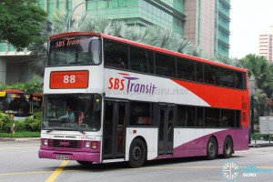 SBS Transit Leyland Olympian 3-Axle (SBS9178M) - Service 88