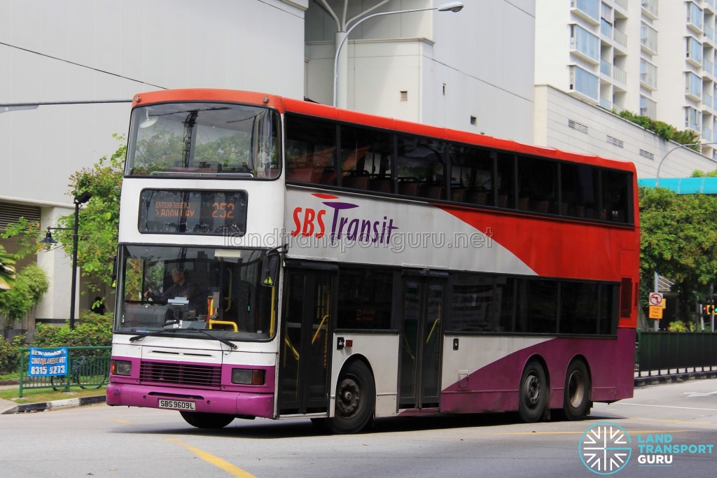 SBS Transit Volvo Olympian 3-Axles (SBS9609L) - Service 252