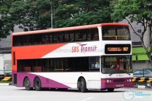 SBS Transit Dennis Trident (SBS9680D) - Service 107