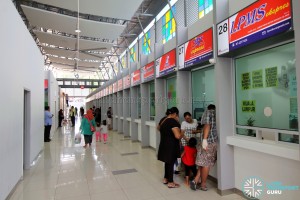 Larkin Bus Terminal - Ticketing counters