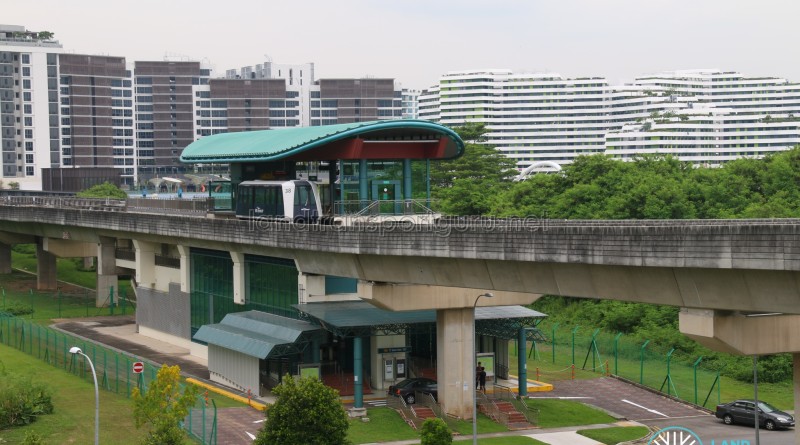 Sam Kee LRT Station - Exterior view