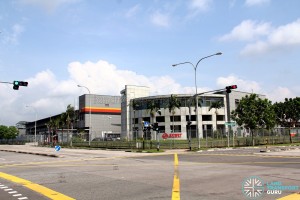 Woodlands Bus Depot - As seen from from Woodlands Industrial Park E4/E9