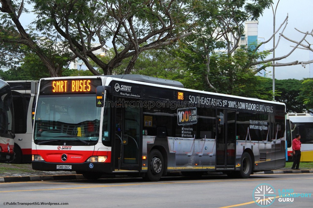 SMB136C, the very first Mercedes-Benz Citaro in Singapore