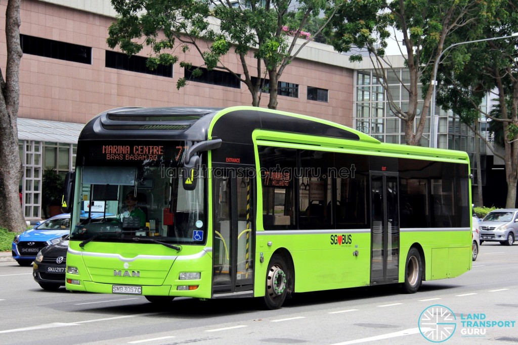 Tower Transit Service 77 - MAN A22 (SMB3057C)