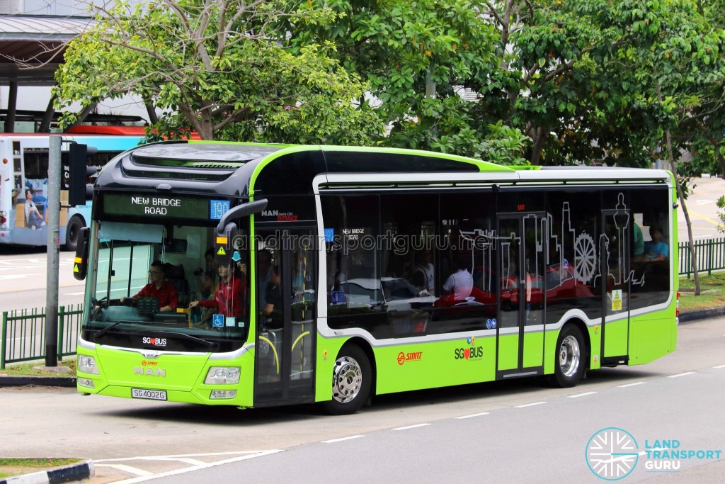 SMRT Buses - MAN Lion's City SD 3-Door (SG4002G) - Service 190
