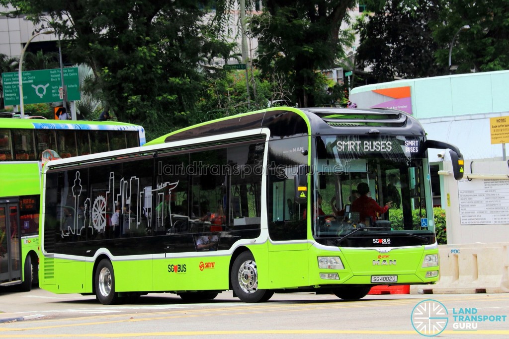 SMRT Buses - MAN Lion's City SD 3-Door (SG4002G) - SMRT Buses