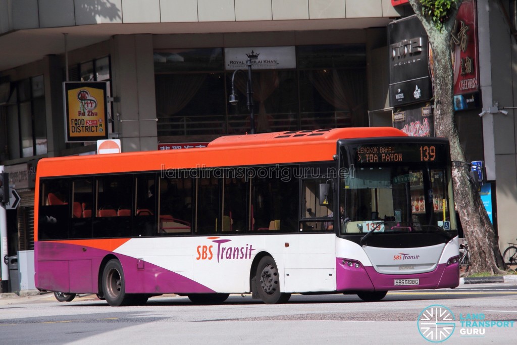 SBS Transit Scania K230UB Euro V (SBS5198G) - Service 139