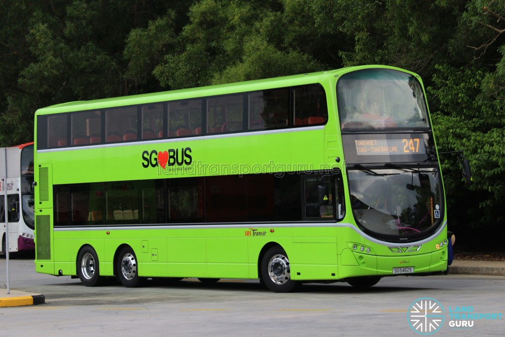 SBS Transit Volvo B9TL Wright (SG5462E) - Service 247