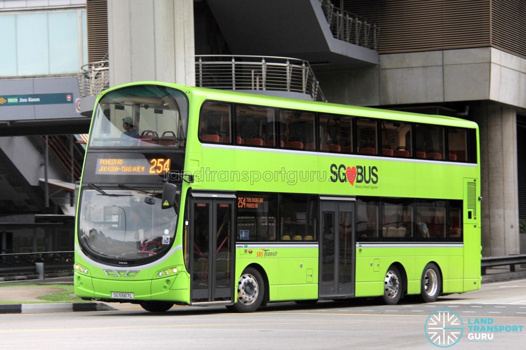 SBS Transit Volvo B9TL Wright (SG5567L) - Service 254