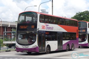 SBS Transit Volvo B9TL Wright (SBS7551G) - Service 99