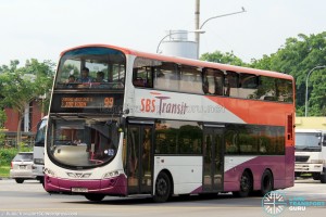 SBS Transit Volvo B9TL Wright (SBS7611S) - Service 99