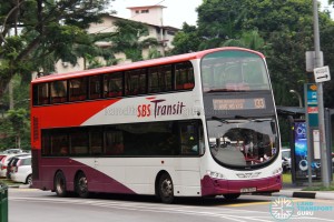 SBS Transit Volvo B9TL Wright (SBS7678A) - Service 133