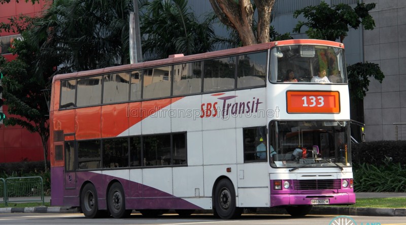 SBS Transit Leyland Olympian 3-Axle (SBS9097M) - Service 133