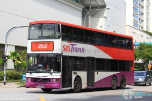 SBS Transit Volvo Olympian 3-Axles (SBS9360C) - Service 252