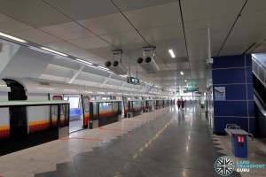 Gul Circle MRT Station - Lower Platform level