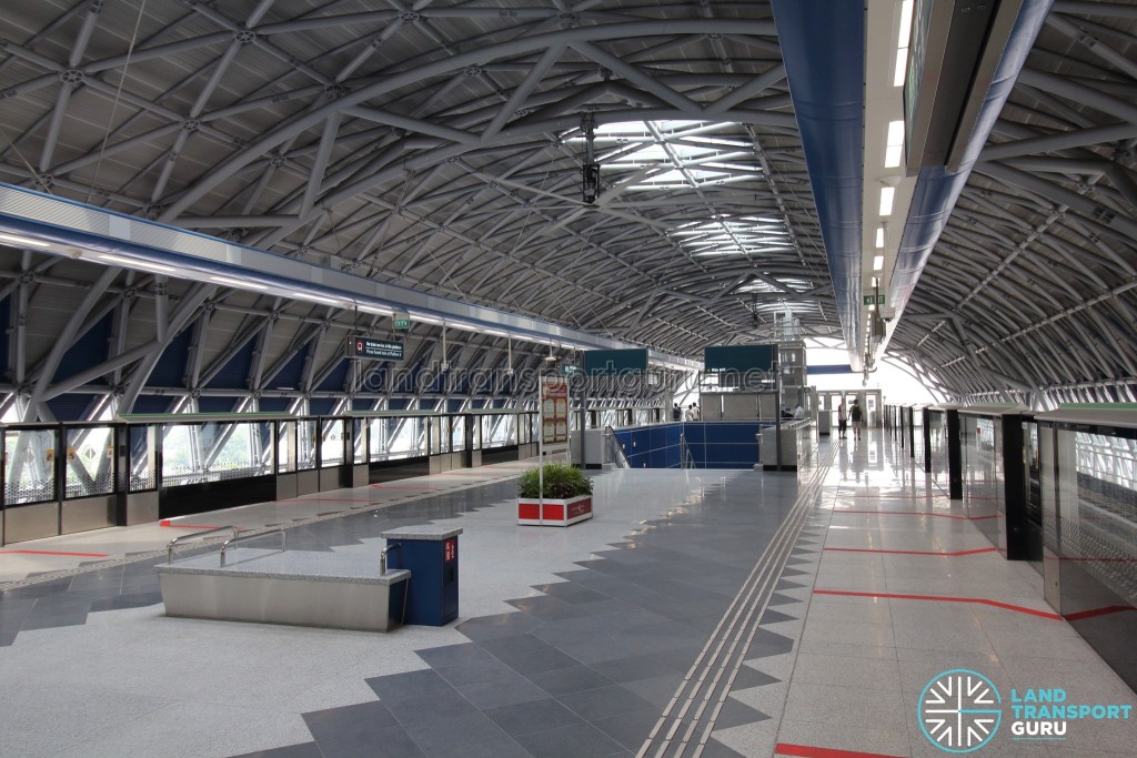 Gul Circle MRT Station - Upper Platform level