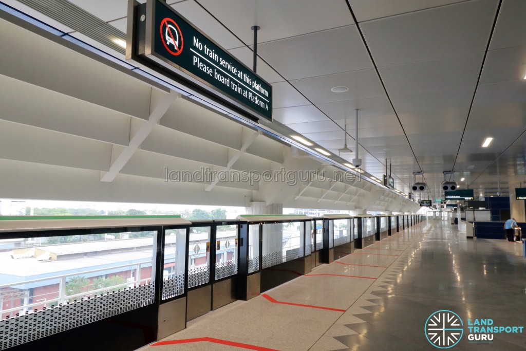 Gul Circle MRT Station - Platform C (Lower Platform, no train service)