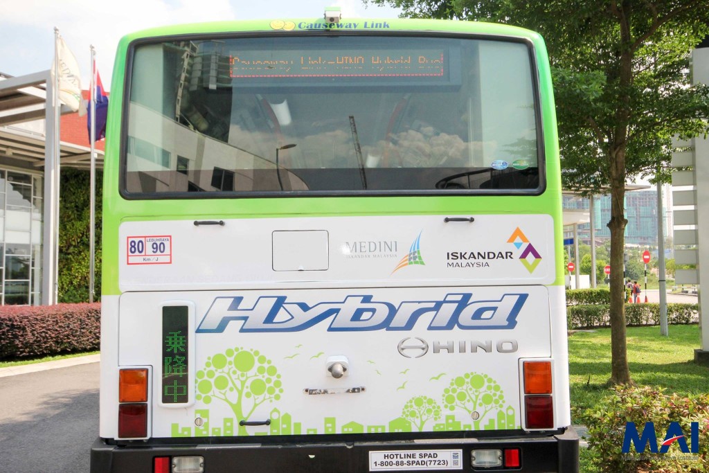 Hino Hybrid Bus - Rear