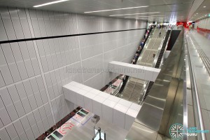 Kent Ridge MRT Station - View from Concourse level