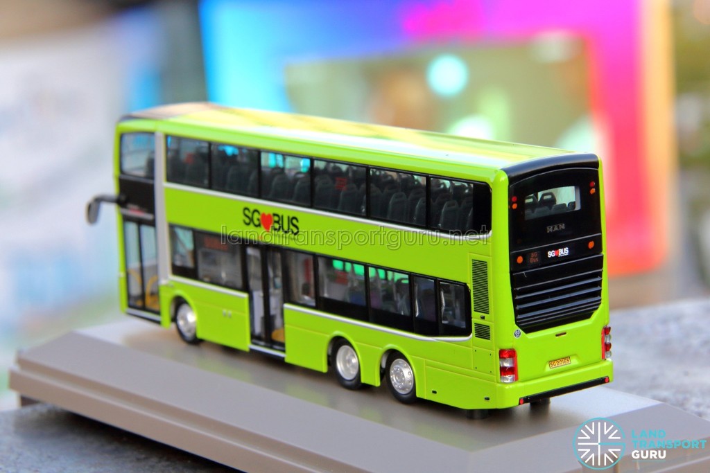 Knackstop MAN A95 bus model - Rear nearside